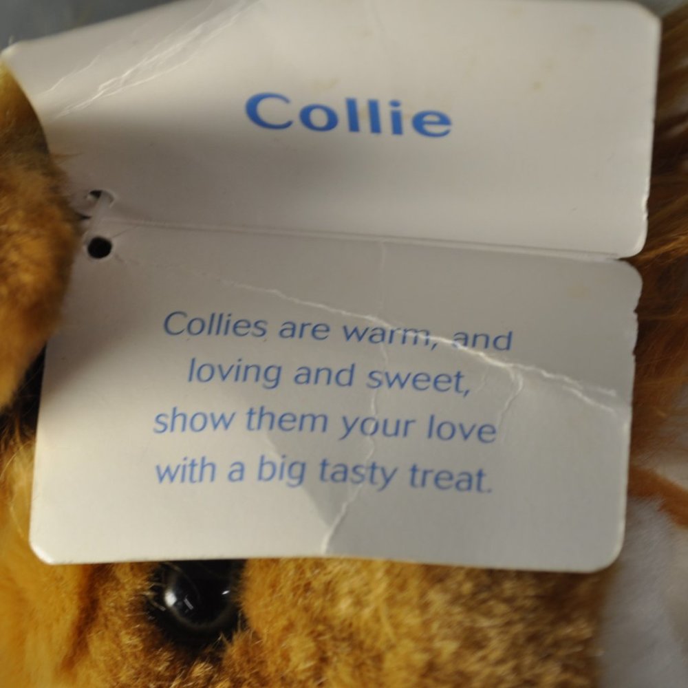 plush NWT Animal Alley collie dog stuffed animal vintage 2000 (w867) - Picture 3 of 12